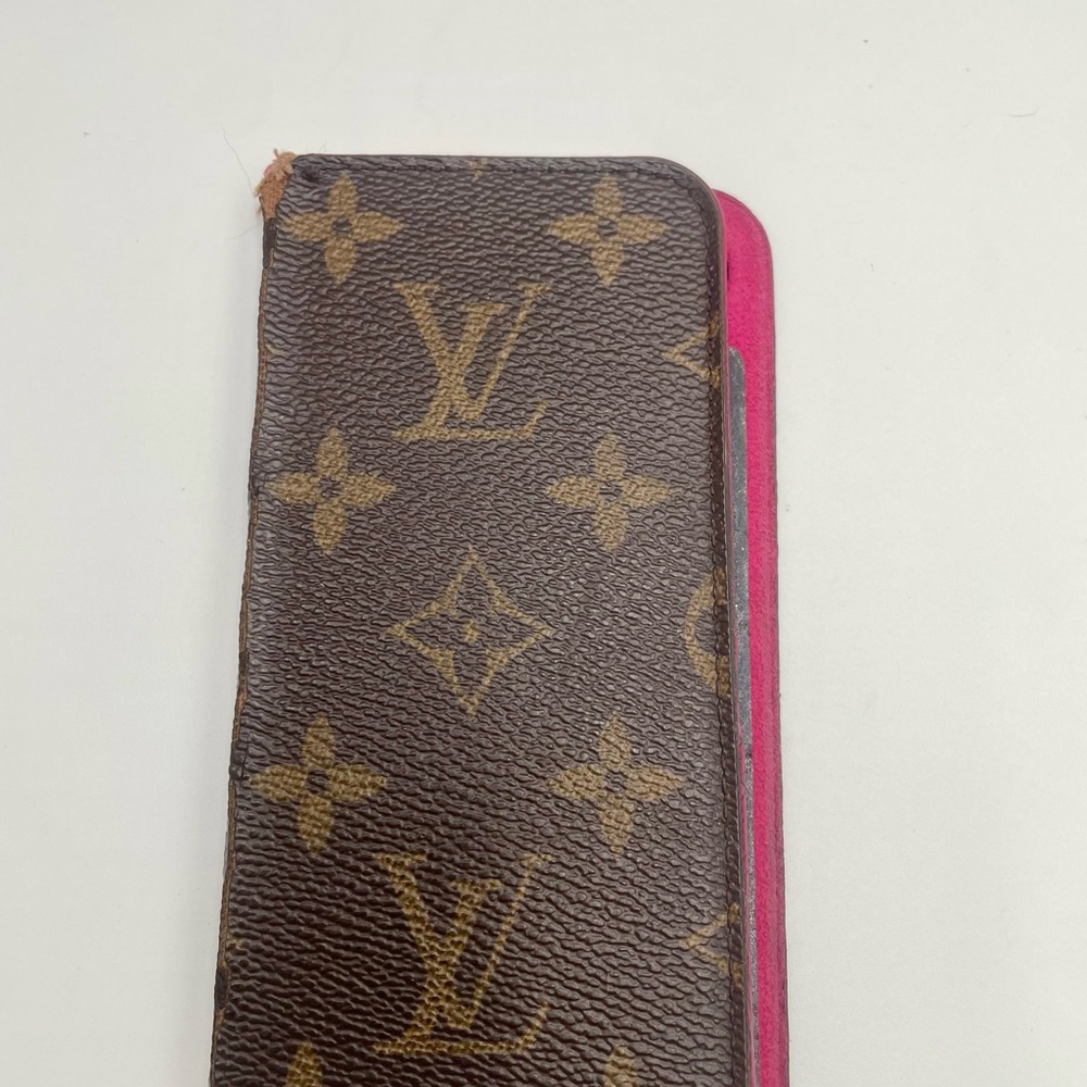 Louis Vuitton Brown and Pink Monogram phone case